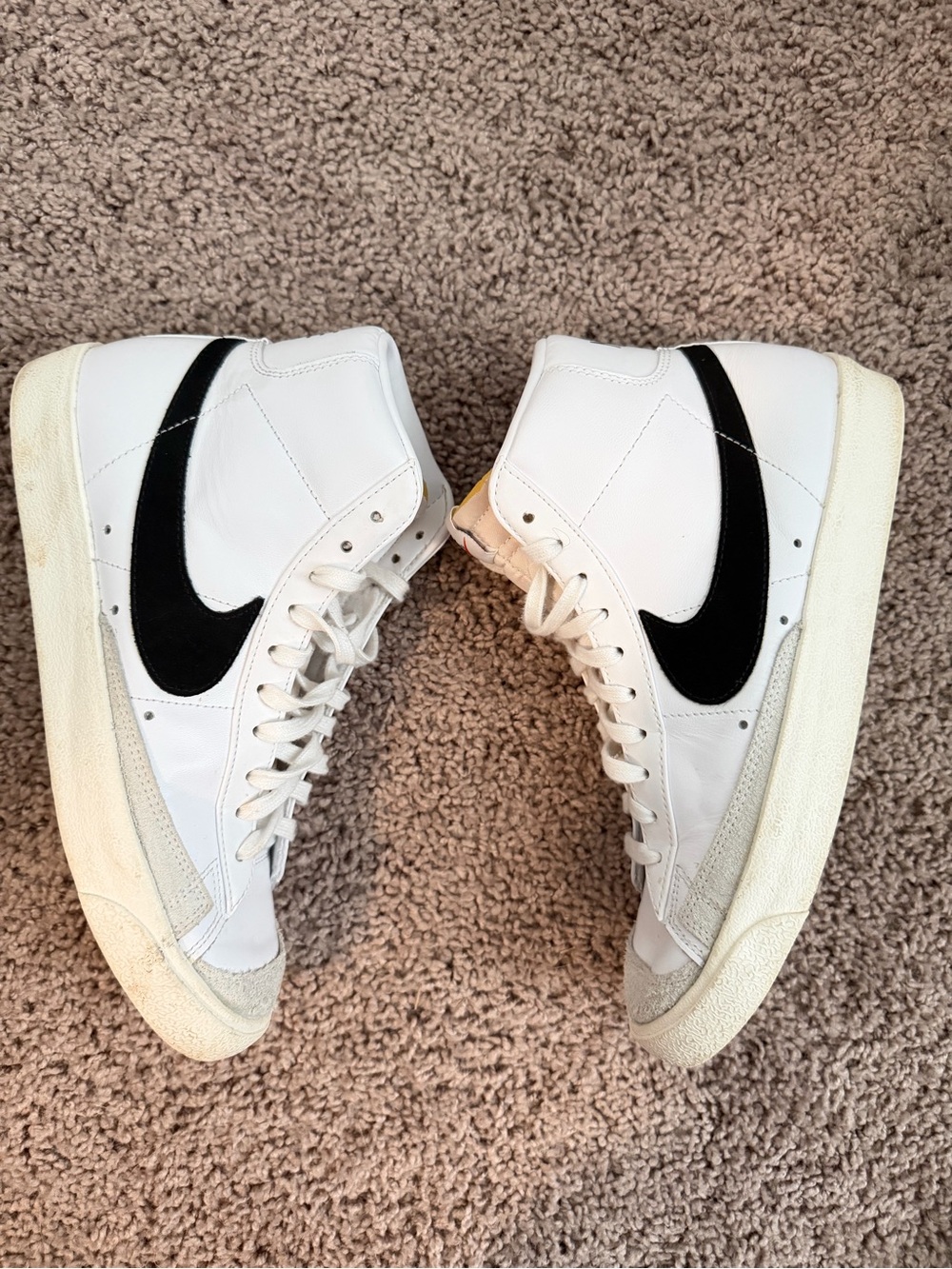 Nike White High-Top Sneakers